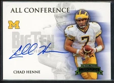 2008 Press Pass Chad Henne #AC-CH All Conference Auto  /150