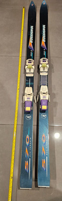 Rossignol 570 62'' All Terrain Adult Snow Skis Set w/ Bindings Winter Sports Gear