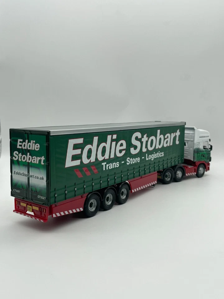 SCANIA mit Planenauflieger "EDDIE STOBART" Licht & Sound, Corgi, 1:50 - Bild 3 von 4