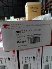 Qty 100 Bartec B-3158 Tpms Black Plastic Long Sealing Valve Cap For Fordgm Qty 100 Bartec B-3158 Tpms Black Plastic Long Sealing Valve Cap For Fordgm