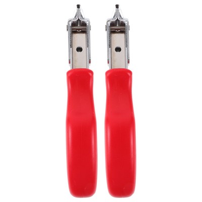  2 Pcs Manuelles Nagelpistole Nagelabfertiger Büro Hefter-Werkzeug
