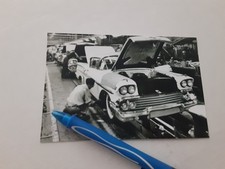 Chevrolet Assembly Line Making The 1958 Chevy Glossy Bw 4x6 Photo