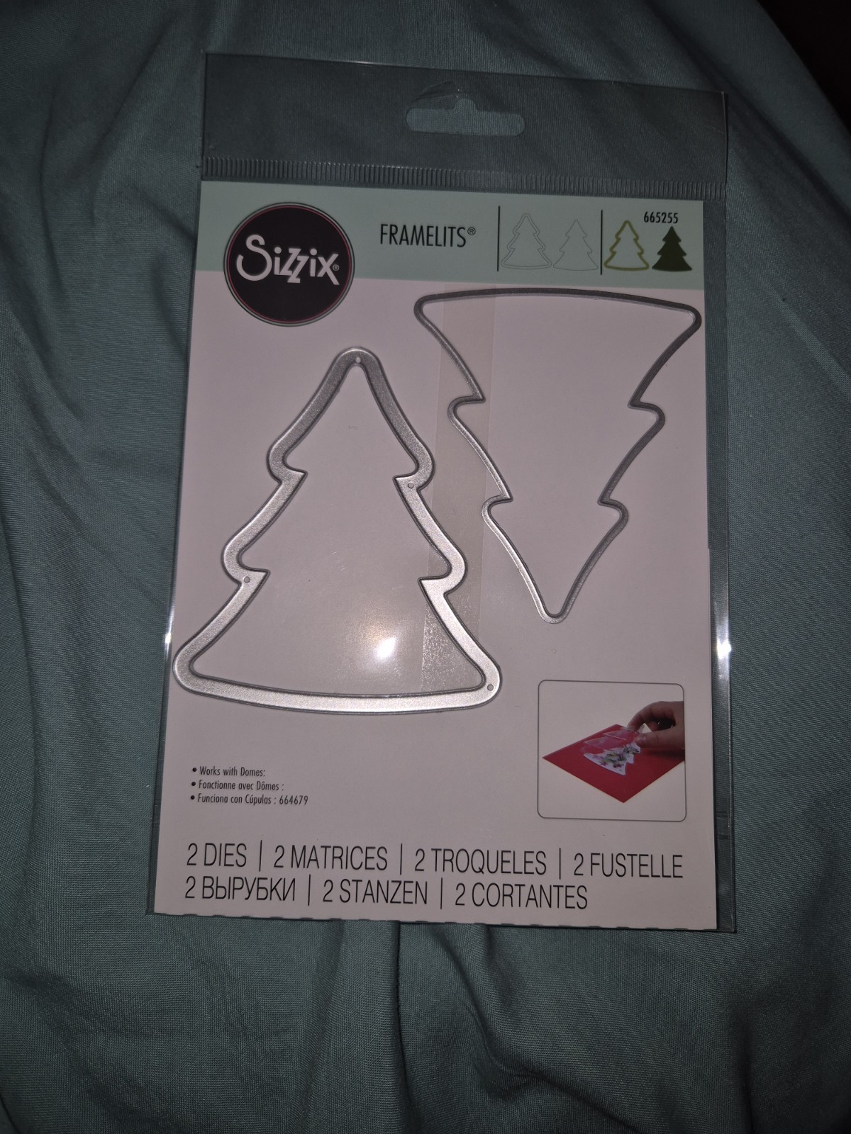 Sizzix Framelits 2 Die Set; 665255 Tree By Ellison