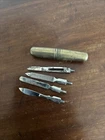 Antique Brass Multitool Manicure Set