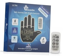 WaveOn Ultra LED Display Fun Finger Car Light with Remote  Show 6 Gestures