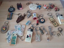Vintage Job Lot Of Key Rings (Coca Cola,Darts  Vintage Money,telephone) Etc