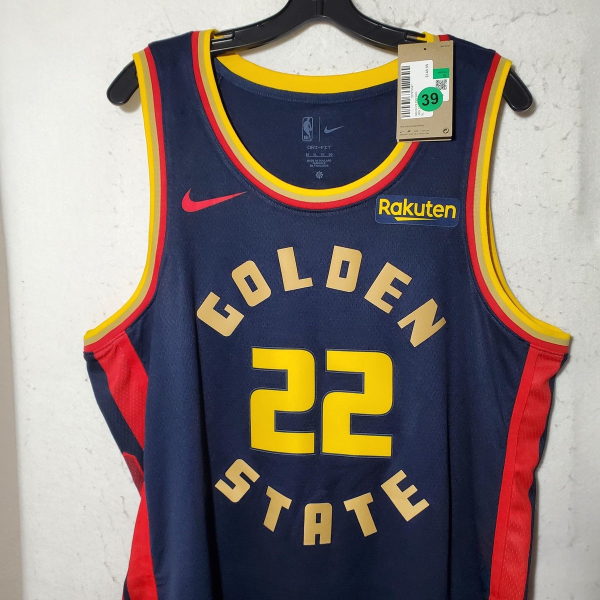 Golden State Warriors Jersey City Edition Mens XL NBA Basketball