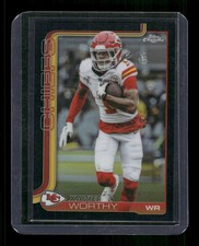 Xavier Worthy 2024 Topps Chrome #145 Black /10