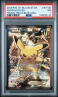 2016 POKEMON XY BLACK STAR PROMO RED & BLUE COLLECTION FULL ART/PIKACHU EX PSA 7