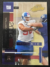 WILLIAM JOSEPH 2003 Playoff Absolute Memorabilia #141 Rookie Card RC #0198/1100. rookie card picture