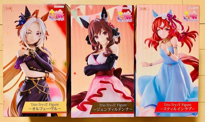 Uma Musume Pretty Derby Trio-Try-iT Still in Love Orfevre Gentildonna 3 Figure