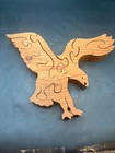 Vintage Wood Cut Puzzle of an Eagle Hawk Bird — photo 1