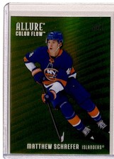 2025-26 Allure Color Flow Yellow-Green Matthew Schaeffer RC #CF-MS- Calder