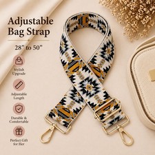 Purse Strap Replacement Crossbody Adjustable Woven Bag Strap