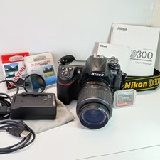 Nikon D300 DSLR Camera w/ DX AF-S 18-55mm Lens, Backpack,  Accessories - Works 