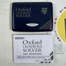 SEIKO ER-3200 Oxford Crossword Anagram Solver Thesaurus Spellchecker Calculator