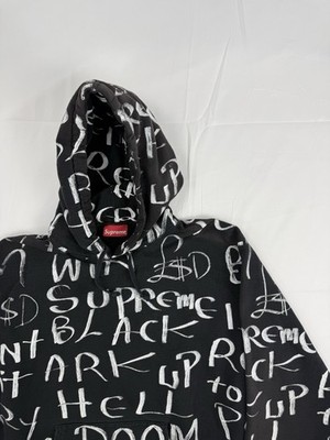 Supreme Black Ark Hooded Sweatshirt Size Large