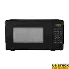 Countertop Microwave Oven 700W Defrost Timer Child Safety Lock LED Display Black