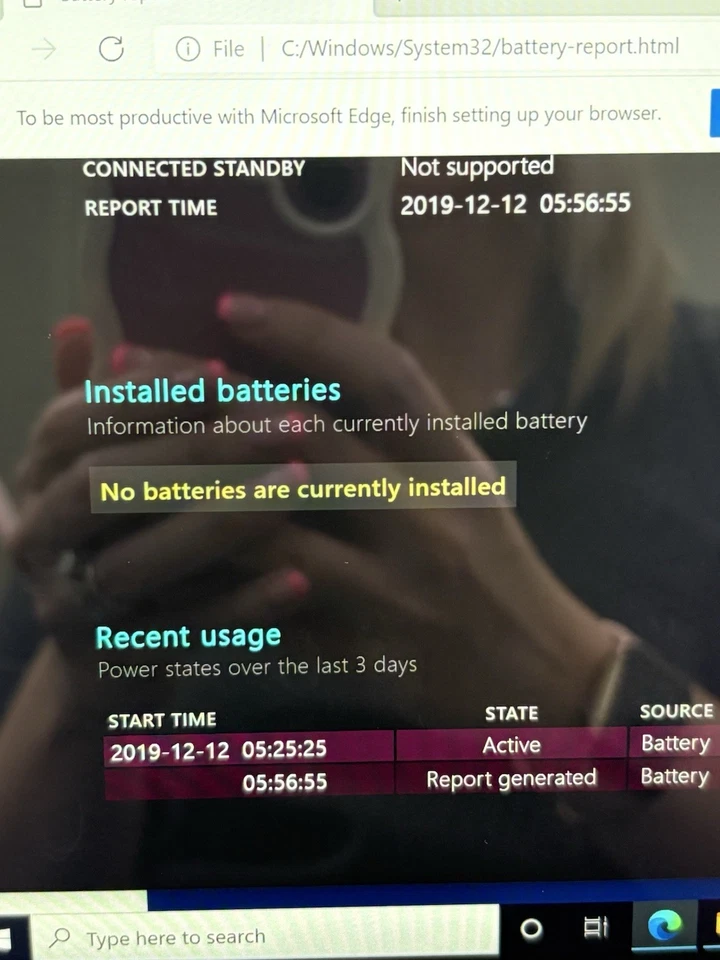Dell Venue 11 Pro 7130 Tablet 10" Touch i5-4300y 4GB RAM 120GB SSD keyboard READ - Image 3 of 4