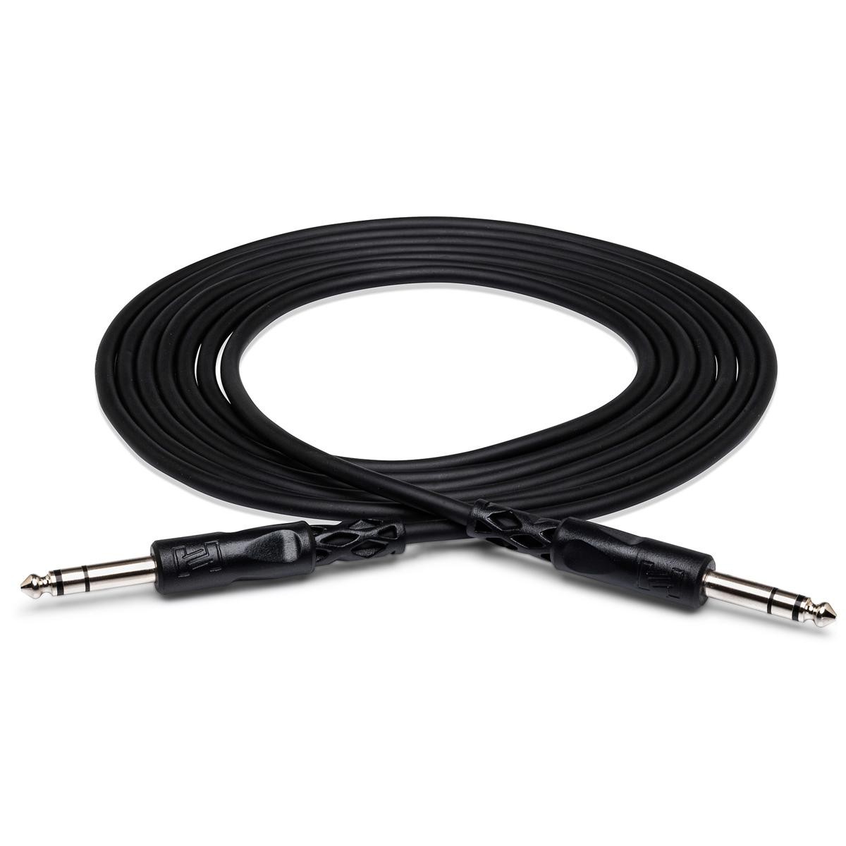 Hosa Technology Stereo 1/4'' Male Phone to 1/4'' Male Phone TRS Cable, 10'