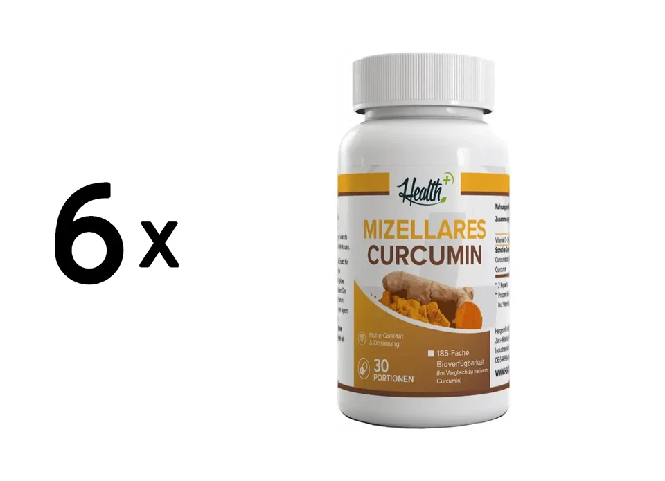 6 x Zec+ Health+ Curcumin (60) (317,43 EUR/kg) - Bild 1 von 1