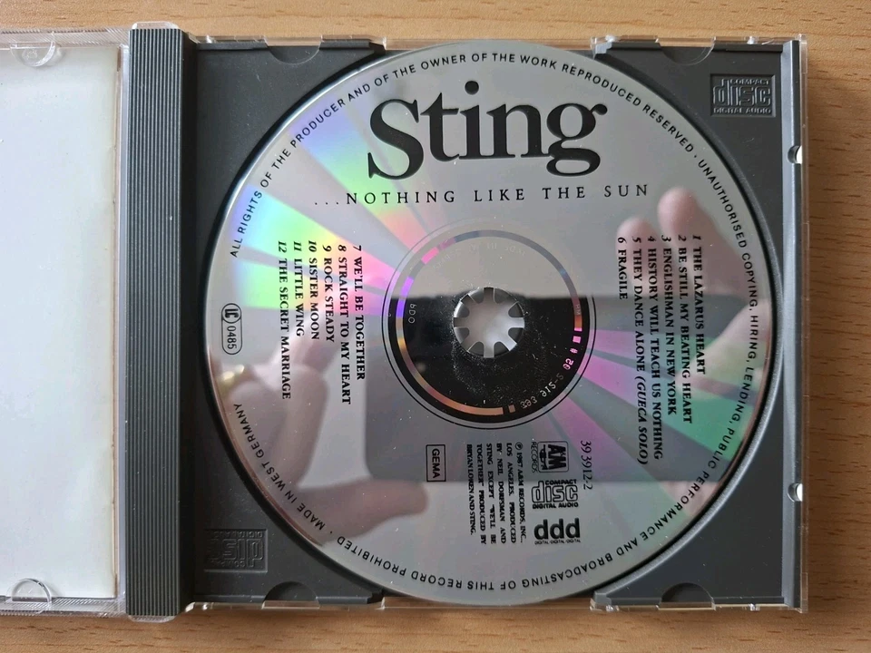 Sting " Nothing Like The Sun " Top Klassiker ! - Bild 3 von 3
