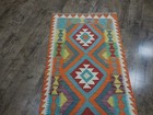 Authentic Afghan Chobi Vegetable Kilim Rug Tribal Geometric Desig Rug 2.5x6.7 Ft — photo 6