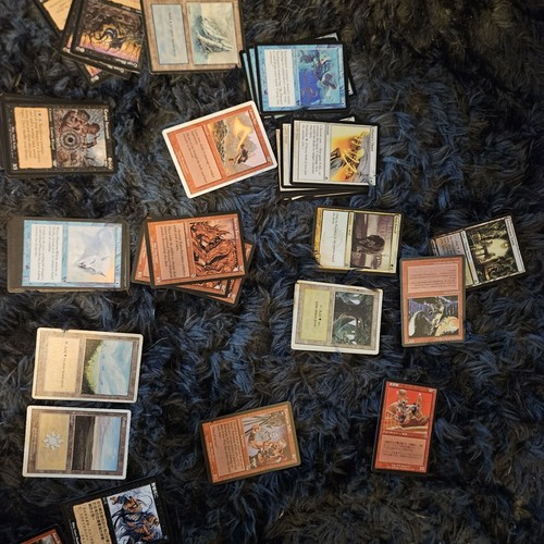 Over 200 Original Magic Cards At Least 50 Rare And About 100 Shadow run Cards