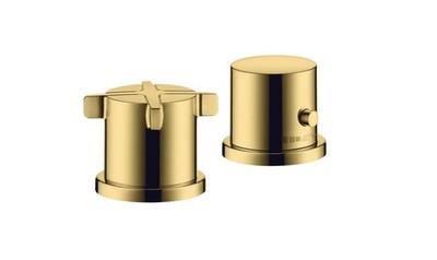 Hansgrohe 2-hole thermostat Axor Citterio E 36412990 Polished Gold Optic