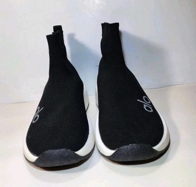 Sock Sneakers Alo Velocity Knit Sneaker ALO Velocity Knit Sneakers Athletic  Shoes Womens SZ Black High