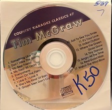 TIM MCGRAW  COUNTRY KARAOKE CLASSICS  KARAOKE CDG LOT FL GA