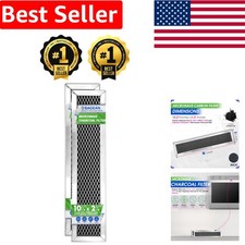 Durable 10.3" x 2.35" Charcoal Filter Replacement for GE & Frigidaire Microwaves
