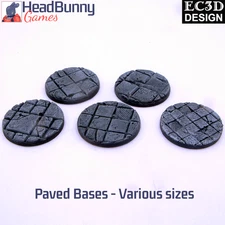 Round Ancient Paved Bases Scenic Wargames Miniature Bases 25mm 32mm
