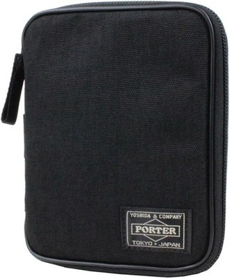 YOSHIDA PORTER HYBRID Travel PASSPORT CASE Black 737-17825 Made in Japan