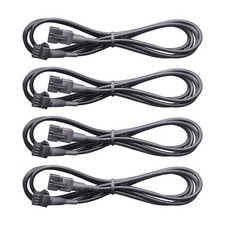 LED Rock Light Extension Wire 4 PCS,47 Inch 4 Pin LED Extension Cable,Neon Ac...