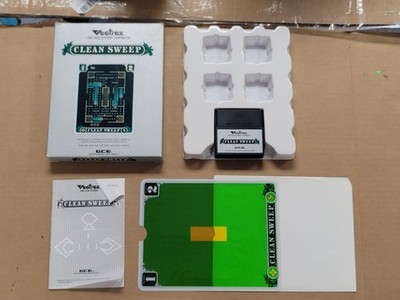 Clean Sweep Vectrex Complete In Box CIB Near Mint With Overlay