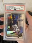 2022 Bowman Chrome Prospects Jackson Chourio Refractor /499 #BCP79 PSA 9 RC