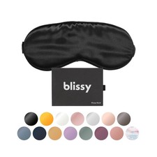 Blissy Silk Sleep Mask - Eye Sleeping Mask for Women  Men for ... Fast USA SHIP
