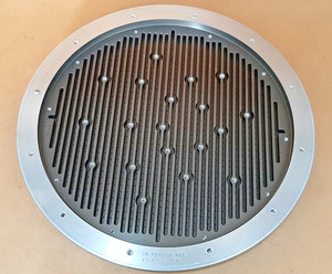 37-198-004 Rev. 3 Upper Electrode HP Anodized Shower head AS IS