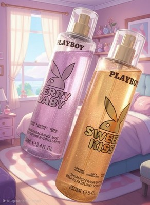 Play Boy Shimmer Fragrance Mist Body Spray