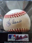 Yogi Berra Autographed Baseball with case holder