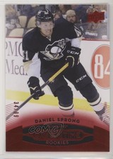 2015-16 Upper Deck GTS Overtime Rookies Red Foil 34/99 Daniel Sprong #172 b5y