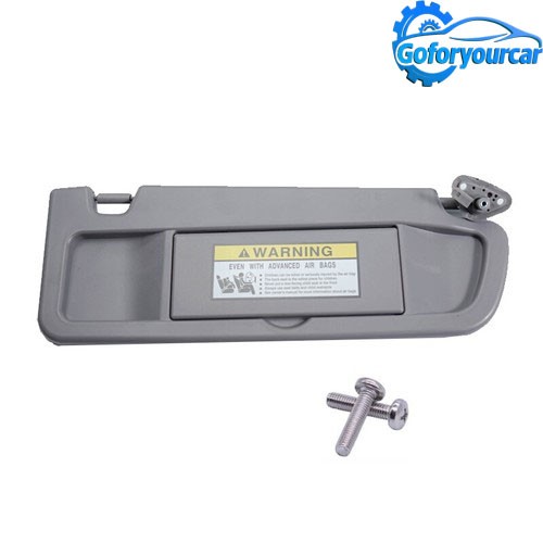 Passenger Right Side RH Sun Visor For 2006-2011 Honda Civic 83280-SNA-A01ZC