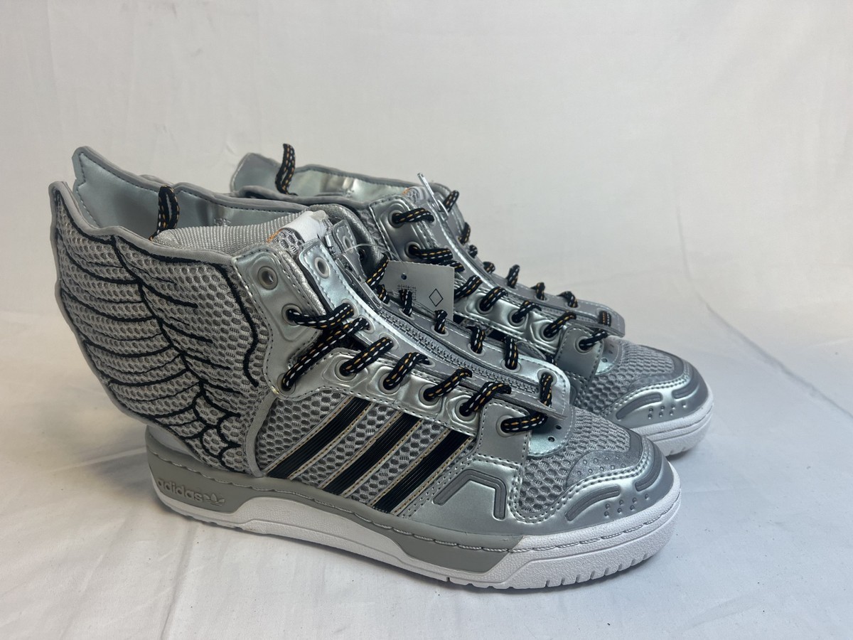 adidas Jeremy Scott Wings 2.0 Silver G61109 Sz 4.5 Men OG Box Rare