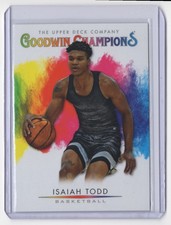 -2021-22 UD Goodwin Champions Splash of Color Isaiah Todd #132