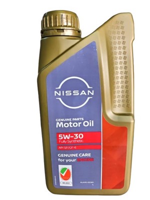 Nissan motor oil 5W-30 fully synthetic 1 litre made in UAE.API SP/GF-6.