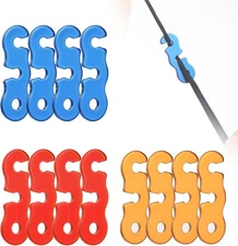 12 Pack Guyline Tensioners Aluminum Cord Adjusters for Camping
