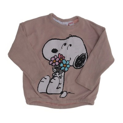 Zara x Peanuts, Strickpullover, Größe: 92, Beige, Print, Mädchen #I0K