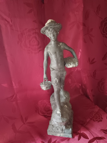 ( Giovanni De Martino, Napoli 1870-1933) , scultura in bronzo firmata - Foto 1 di 12