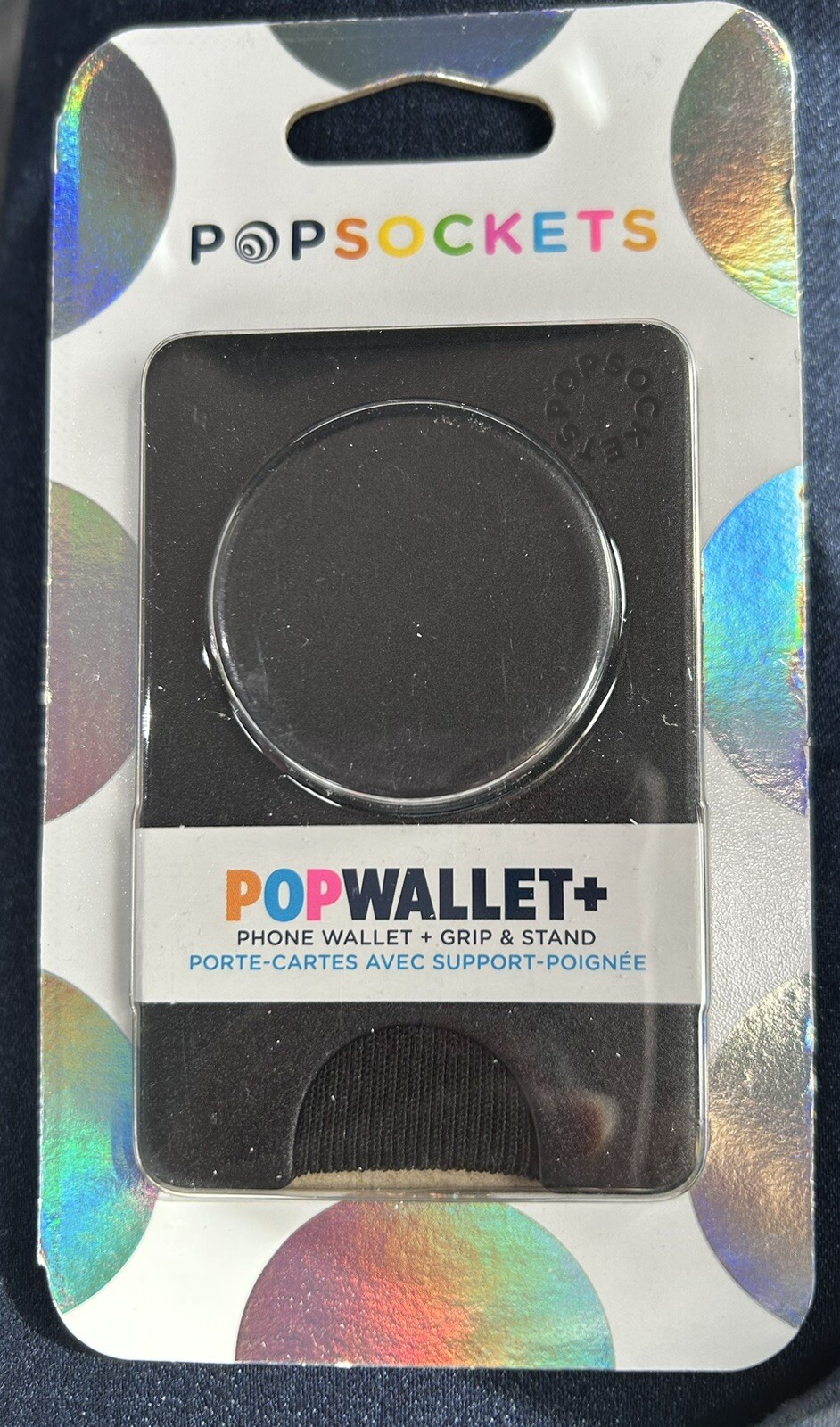 Popsocket Popwallet+ (plus) black brand new in packaging-image